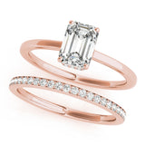 Emerald Cut Engagement Ring (51140-E)
