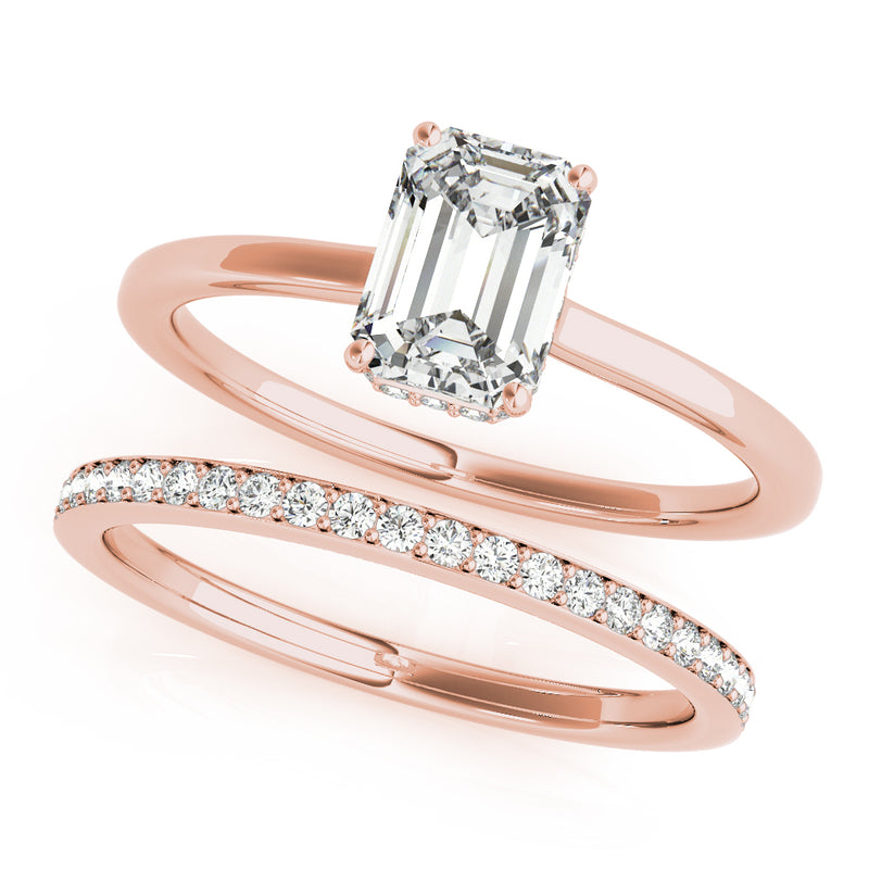 Emerald Cut Engagement Ring (51140-E)