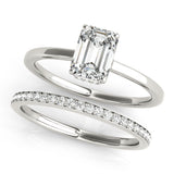 Emerald Cut Engagement Ring (51140-E)
