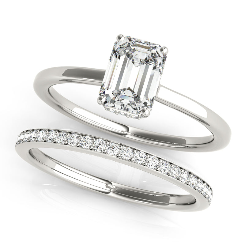 Emerald Cut Engagement Ring (51140-E)
