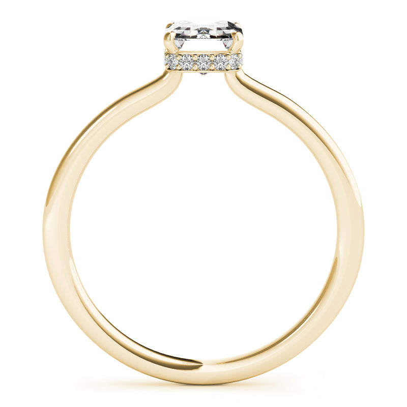Emerald Cut Engagement Ring (51140-E)