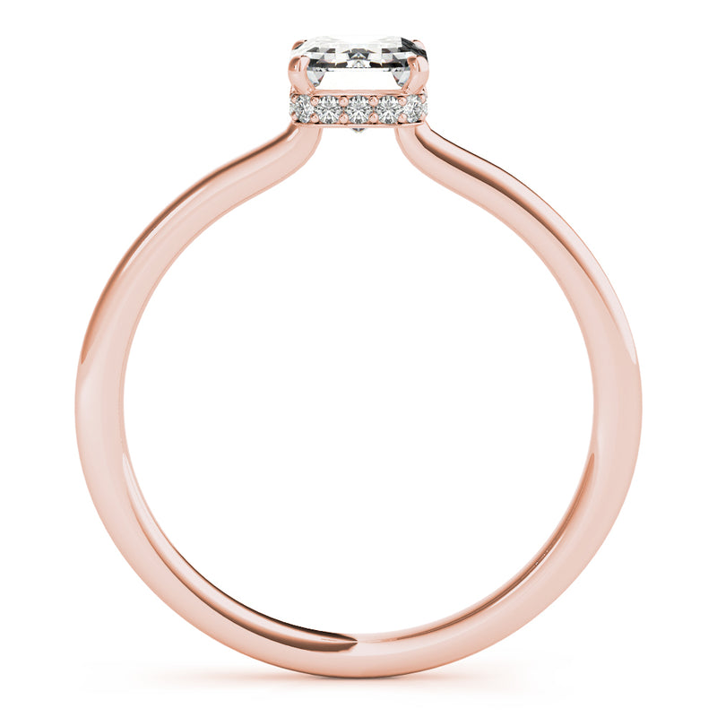Emerald Cut Engagement Ring (51140-E)