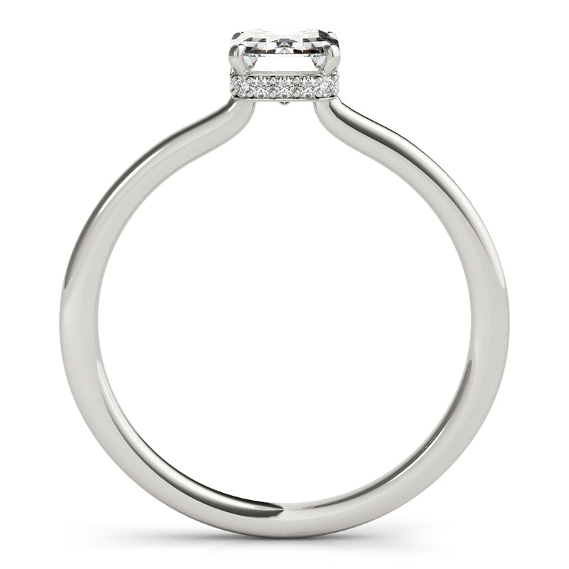 Emerald Cut Engagement Ring (51140-E)