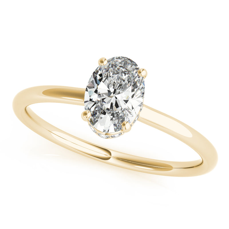 Oval Engagement Ring (51141-E)