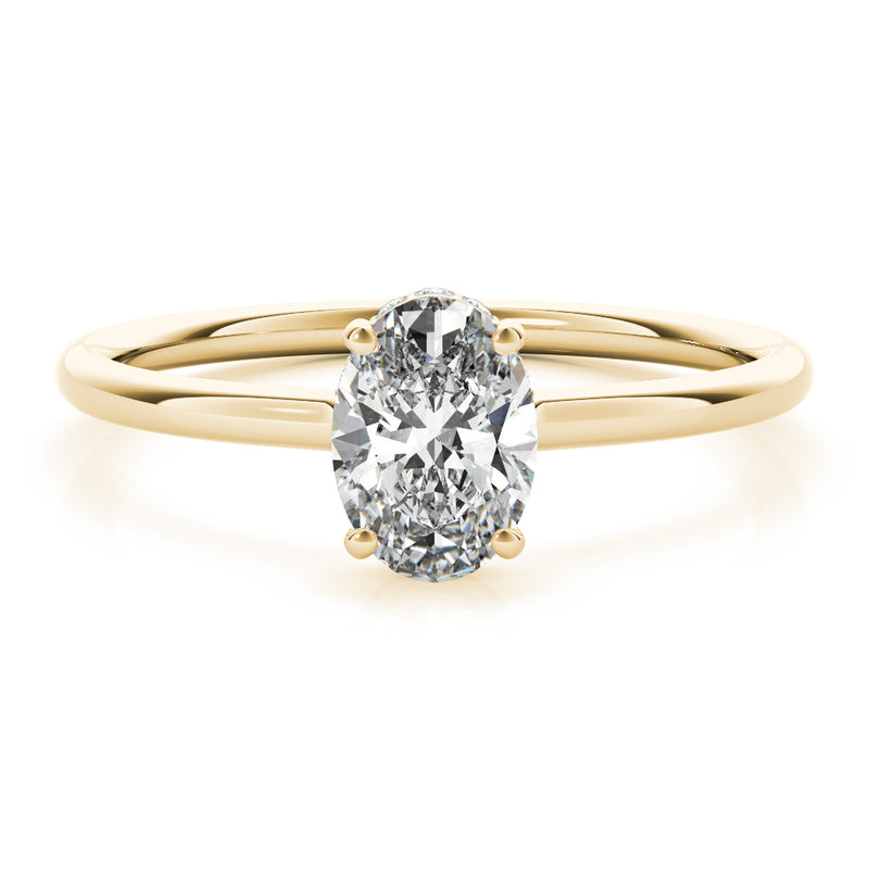 Oval Engagement Ring (51141-E)
