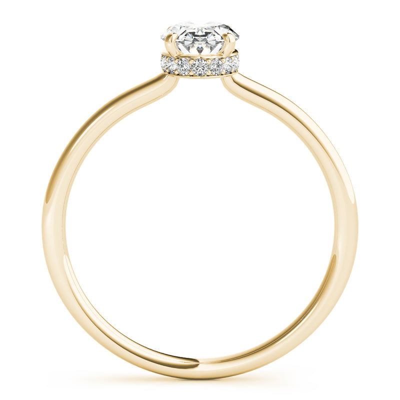 Oval Engagement Ring (51141-E)