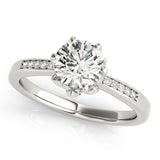 Round Engagement Ring