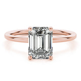 Emerald Cut Center Engagement Ring (51156-E)