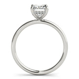Emerald Cut Center Engagement Ring (51156-E)