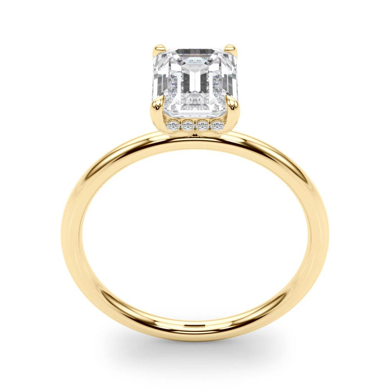 Emerald Cut Center Engagement Ring (51156-E)