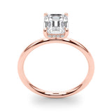 Emerald Cut Center Engagement Ring (51156-E)