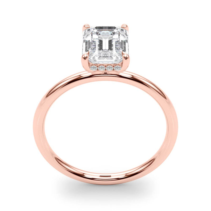 Emerald Cut Center Engagement Ring (51156-E)
