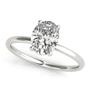 Oval Cut Center Engagement Ring
