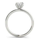 Oval Cut Center Engagement Ring - alt view