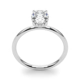 Oval Cut Center Engagement Ring - alt view