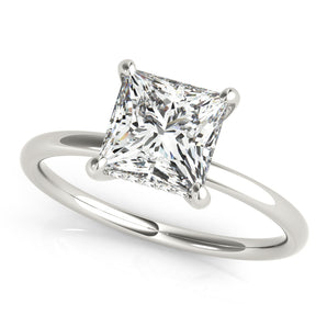 Square Princess Cut Engagement Ring