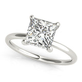 Square Princess Cut Engagement Ring