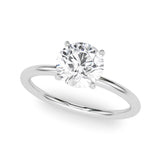 Round Center Engagement Ring