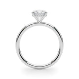 Round Center Engagement Ring - alt view