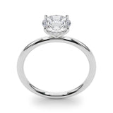 Round Center Engagement Ring - alt view