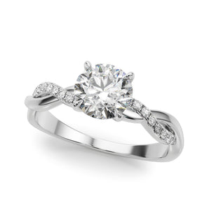 Round Engagement Ring