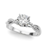 Round Engagement Ring