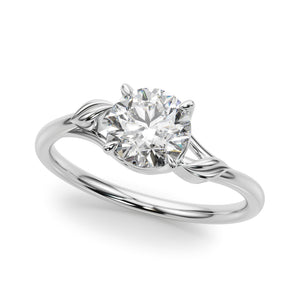 Round Engagement Ring