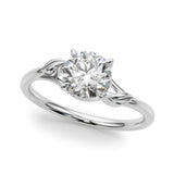 Round Engagement Ring