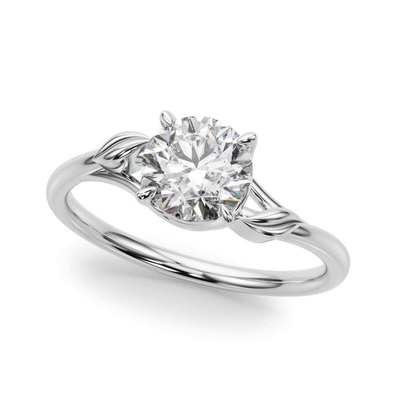 Round Engagement Ring