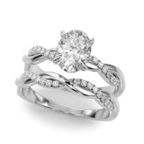 Oval Center Engagement Ring (51173-E)
