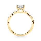 Oval Center Engagement Ring (51173-E)