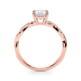 Oval Center Engagement Ring (51173-E)