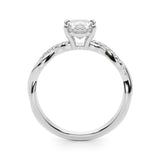 Oval Center Engagement Ring (51173-E)