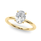 Hidden Halo Ov Engagement Ring (51211-E)
