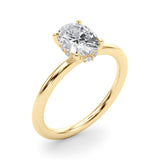 Hidden Halo Ov Engagement Ring (51211-E)