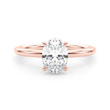 Hidden Halo Ov Engagement Ring (51211-E)