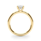 Hidden Halo Ov Engagement Ring (51211-E)