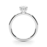 Hidden Halo Ov Engagement Ring (51211-E)