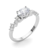 Ov Center East To West Engagement Ring (51232-E)
