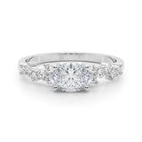 Ov Center East To West Engagement Ring (51232-E)
