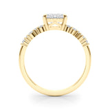 Ov Center East To West Engagement Ring (51232-E)