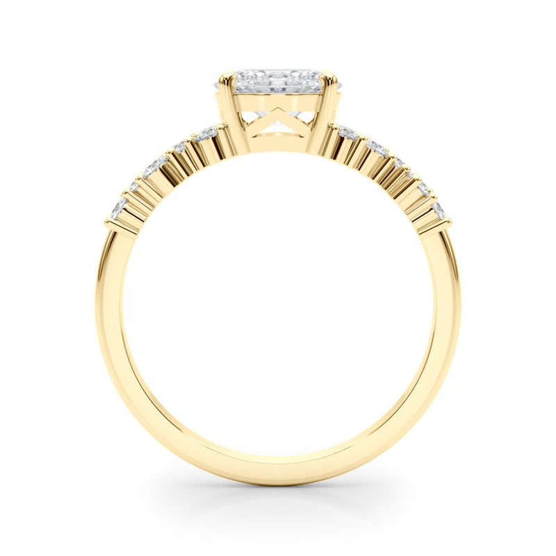 Ov Center East To West Engagement Ring (51232-E)