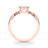 Ov Center East To West Engagement Ring (51232-E)