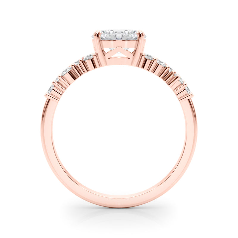 Ov Center East To West Engagement Ring (51232-E)