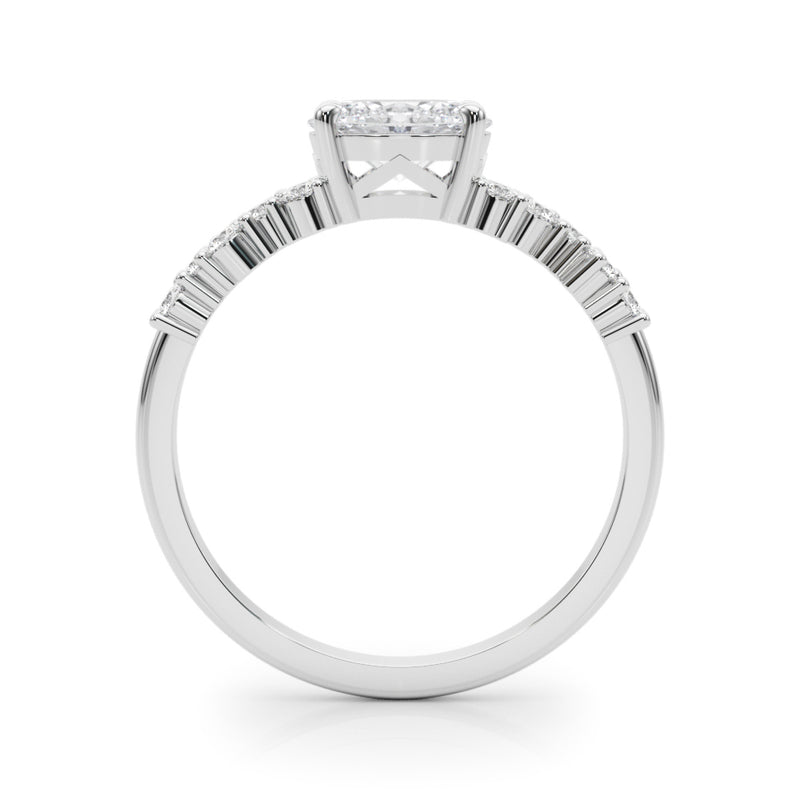 Ov Center East To West Engagement Ring (51232-E)