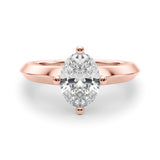 Knife Edge Solitaire Eng Ring Engagement Ring (51242-E)