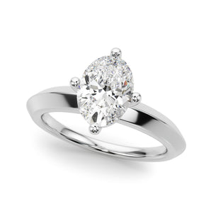 Knife Edge Solitaire Eng Ring Engagement Ring (51242-E)