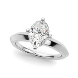 Knife Edge Solitaire Eng Ring Engagement Ring (51242-E)