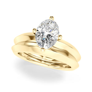 Knife Edge Solitaire Eng Ring Engagement Ring (51242-E)