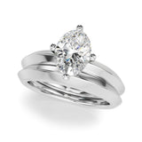 Knife Edge Solitaire Eng Ring Engagement Ring (51242-E)